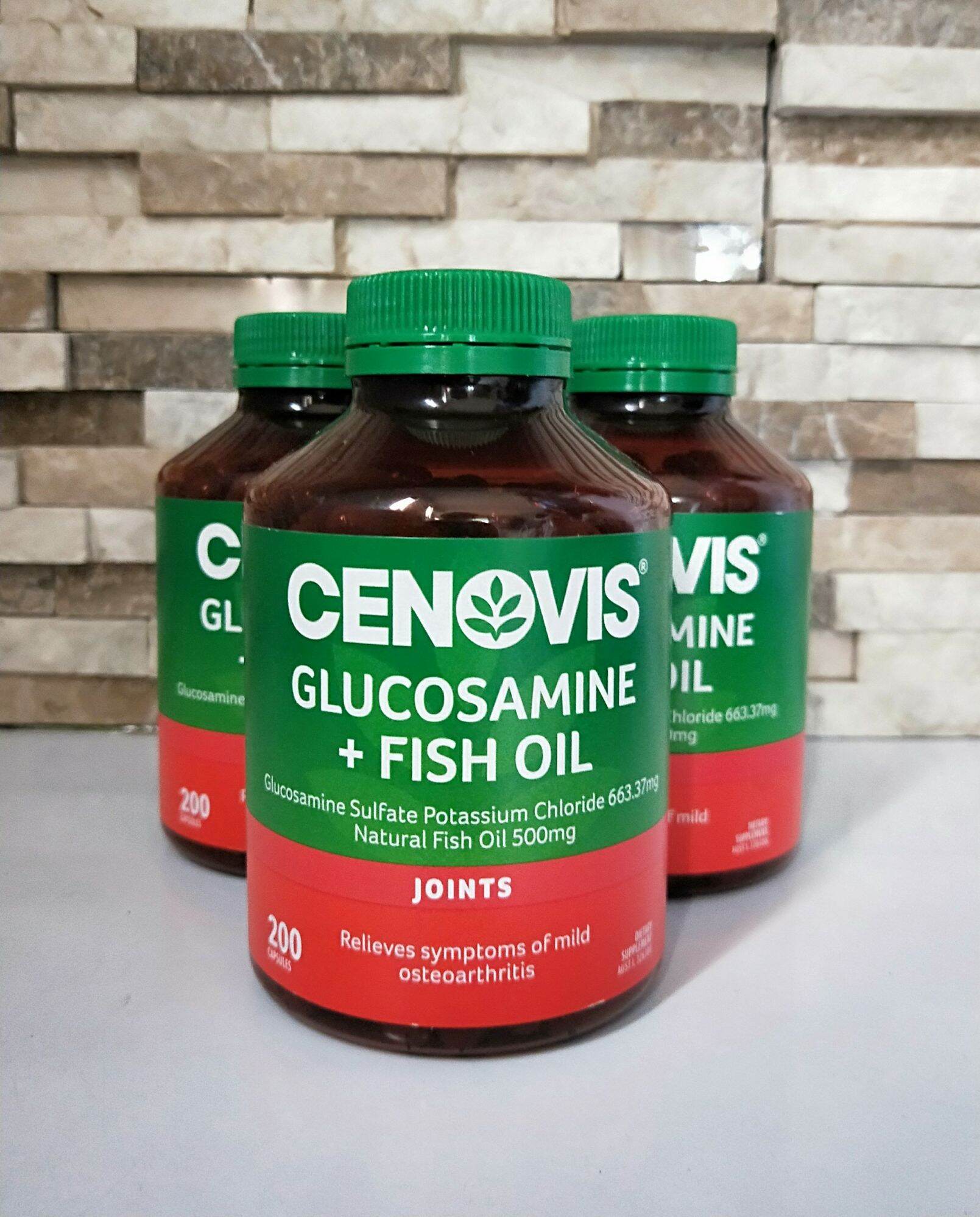 Cenovis Glucosamine + Fish Oil 200 capsules Jan2024 expiration Lazada PH