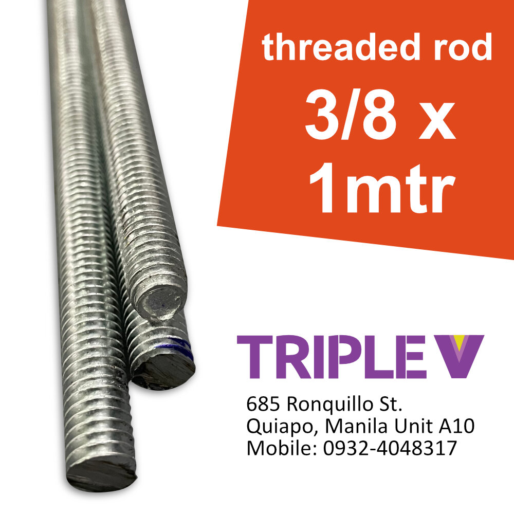 Threaded Rod 3/8 x 1 meter Lazada PH
