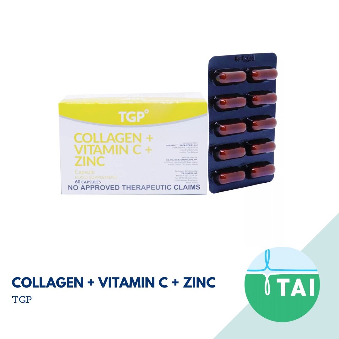 Collagen + Vitamin C + Zinc 60 capsule Lazada PH