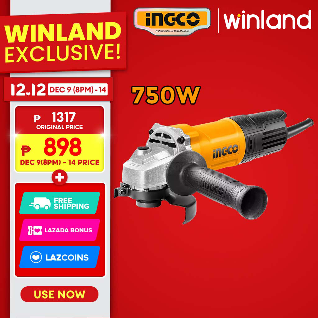 Ingco Angle Grinder 750W/700W Power Tool