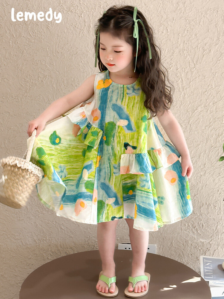LEMEDY | Sleeveless Cotton Princess Summer Dress - Brand LEMEDY Presyo 1,881 Piso*Libreng Shipping