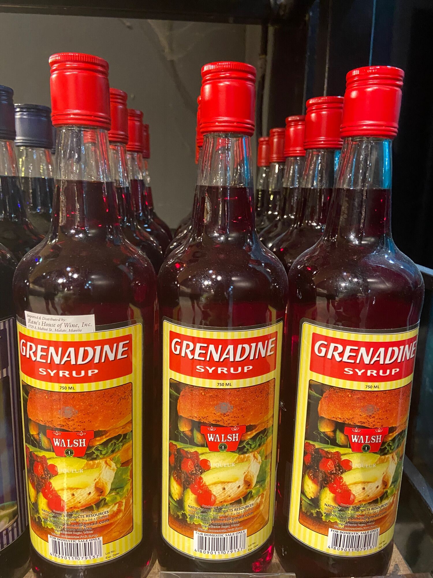 GRENADINE SYRUP MIXER 750 ML | Lazada PH