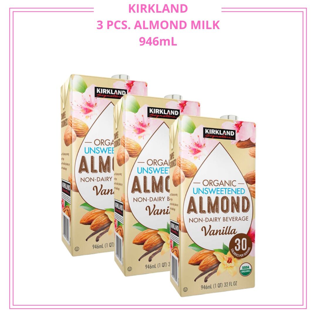 Kirkland Signature Almond Milk (Unsweetened Vanilla) 3 pcs Lazada PH