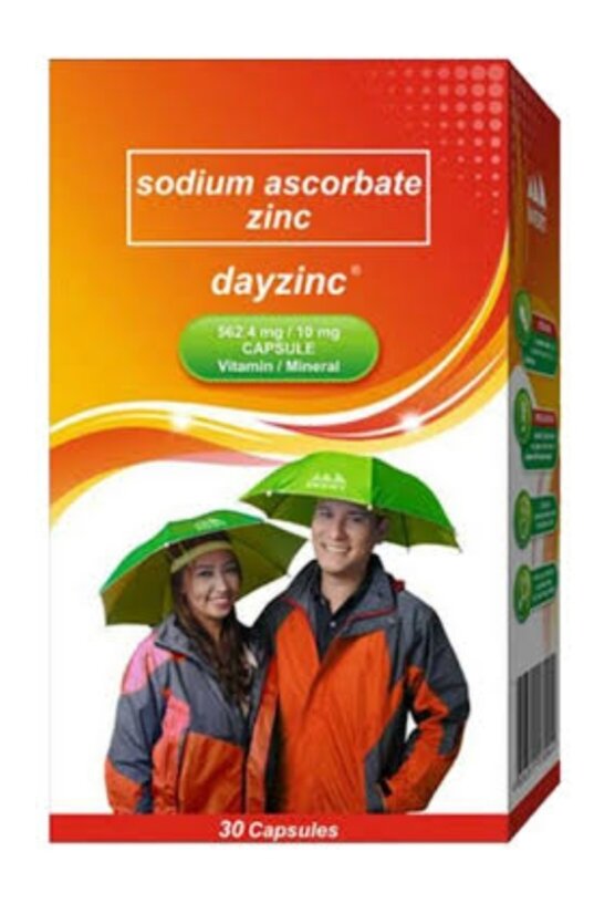 Sodium Ascorbate + Zinc (Dayzinc) Vitamin C with Zinc Capsule for Adult
