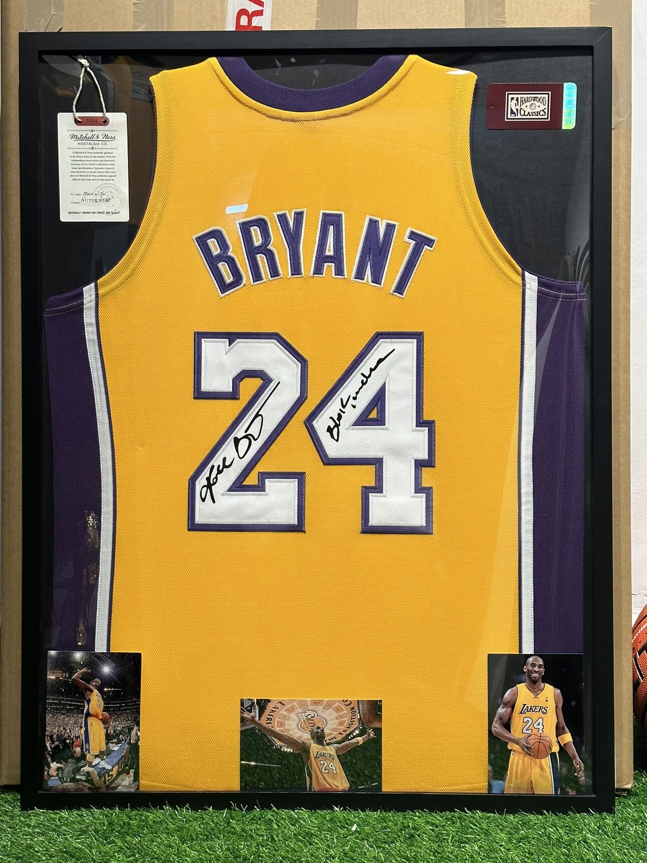 Kobe best sale jersey frame