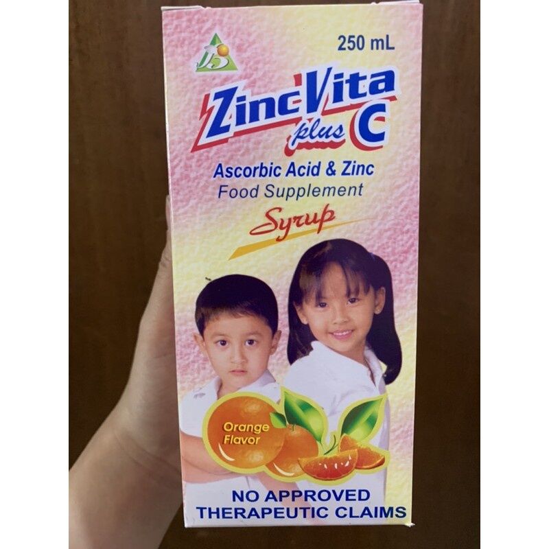 Zinc Vita plus C (Ascorbic Acid + Zinc) 250 ML Lazada PH