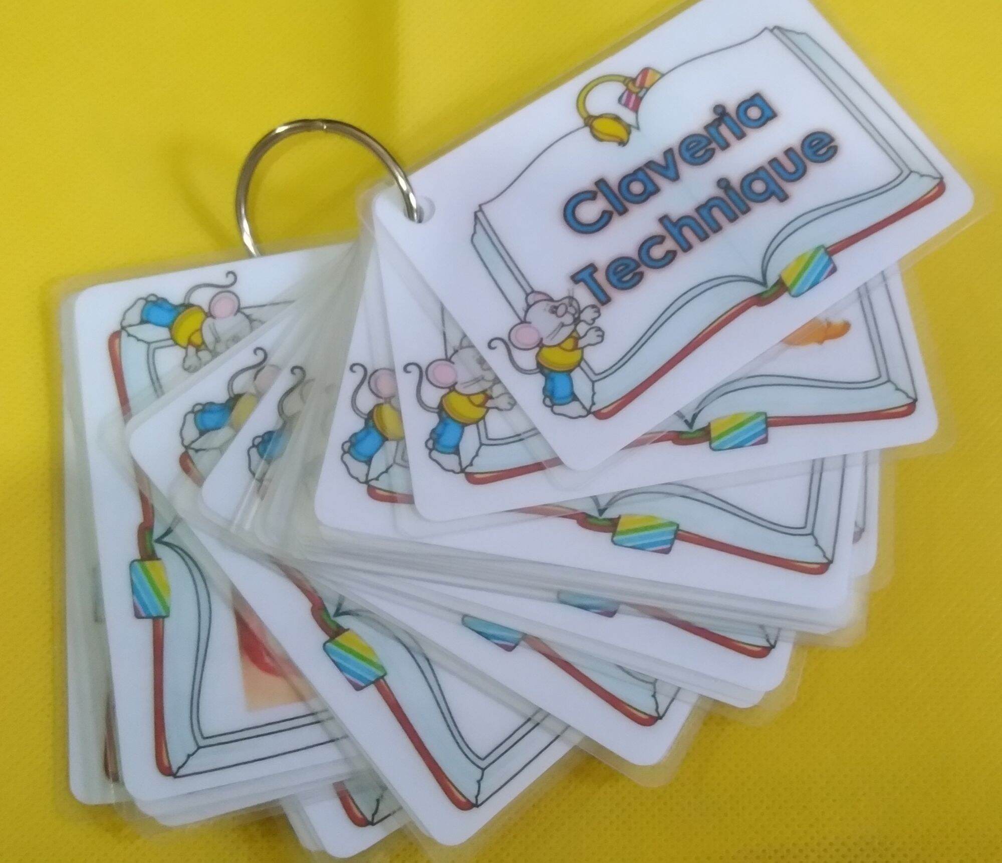 Laminated Educational Flashcards Claveria Technique Lazada PH