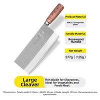 SHI BA ZI ZUO | Chefs Professional Tri-Steel Kitchen Knife