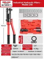 DELIXI Electric | Electrician Special Terminal Crimping Pliers Manual Copper Nose Pressing Tool
