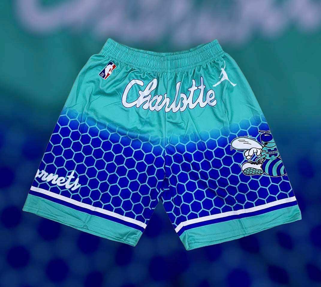 charlotte hornets retro shorts