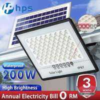 Hps Original Solar Floodlight Indoor And Outdoor Waterproof Led Bulb Remote High-Power Warm Light