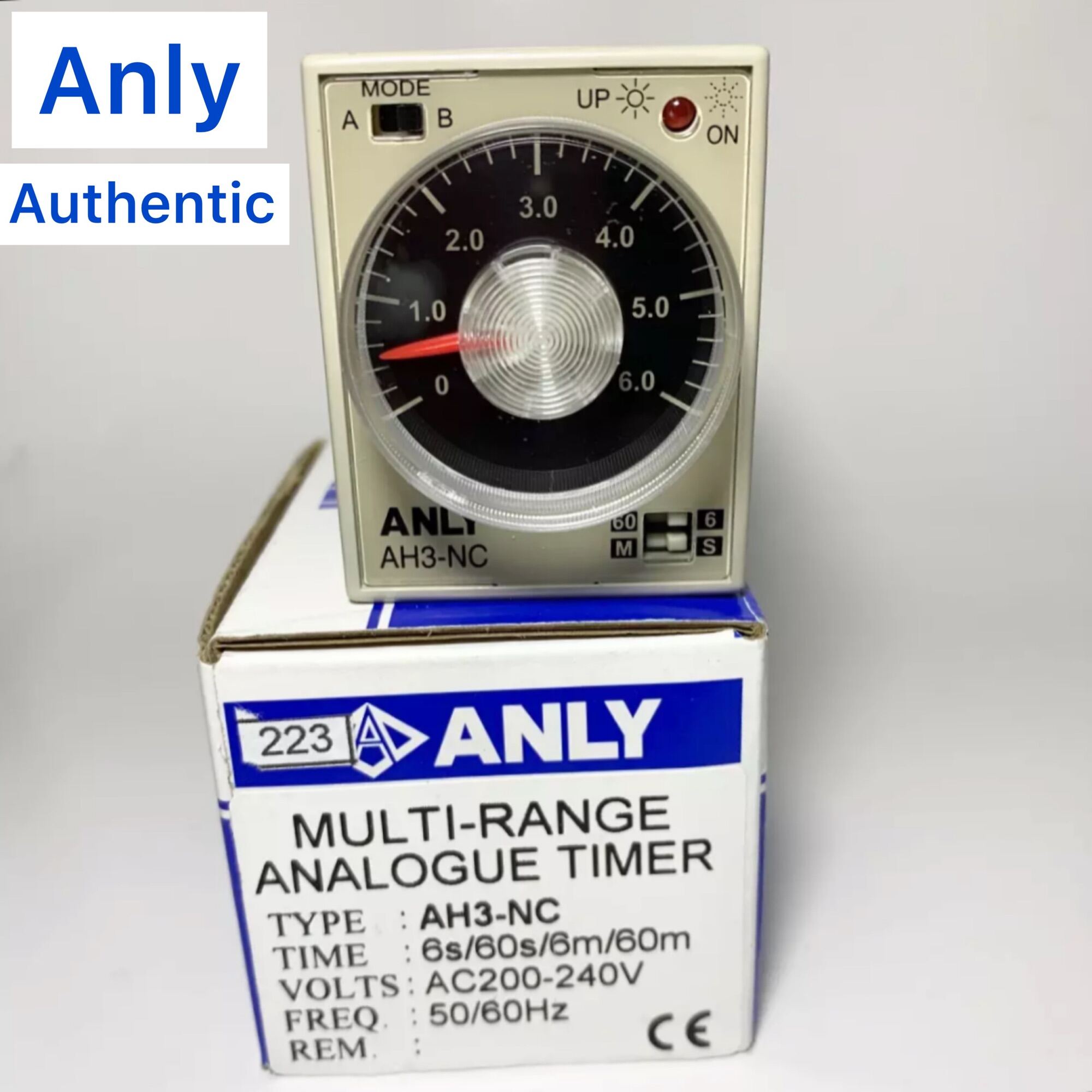 Anly AH3NC MultiRange Analog Timer With Free 8 Pins Socket Lazada PH