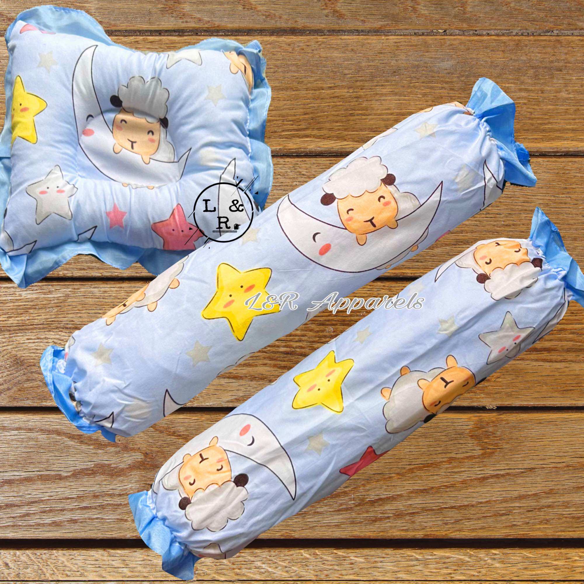 Bolster Set 3 in 1 | baby pillow set