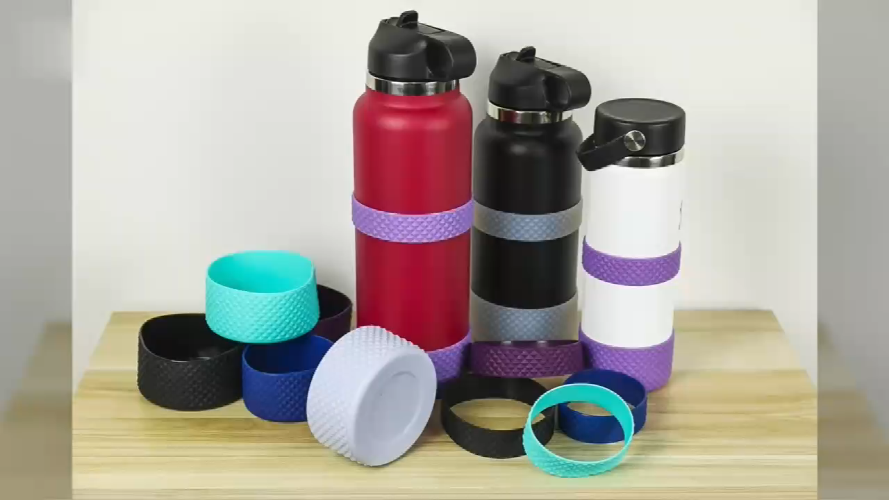  Diamond Silicone Boot for Hydroflask Water Bottle and