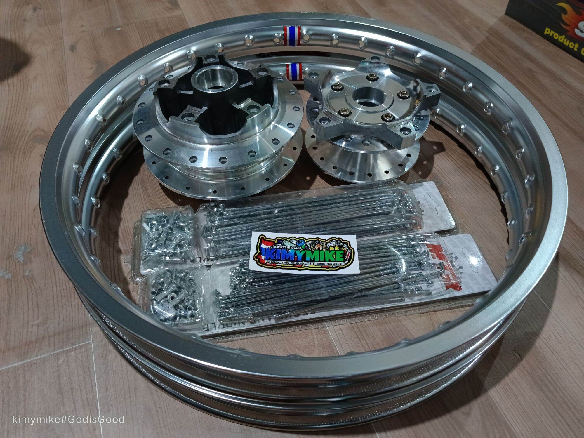 SNIPER 150 AND 155 RIM SET ( RIM + RIOS + HUB) ADD FOR DISC ROTOR ...