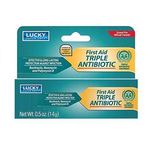 First Aid Triple Antibiotic Ointment ( Lucky Super Soft)(14g) Lazada PH