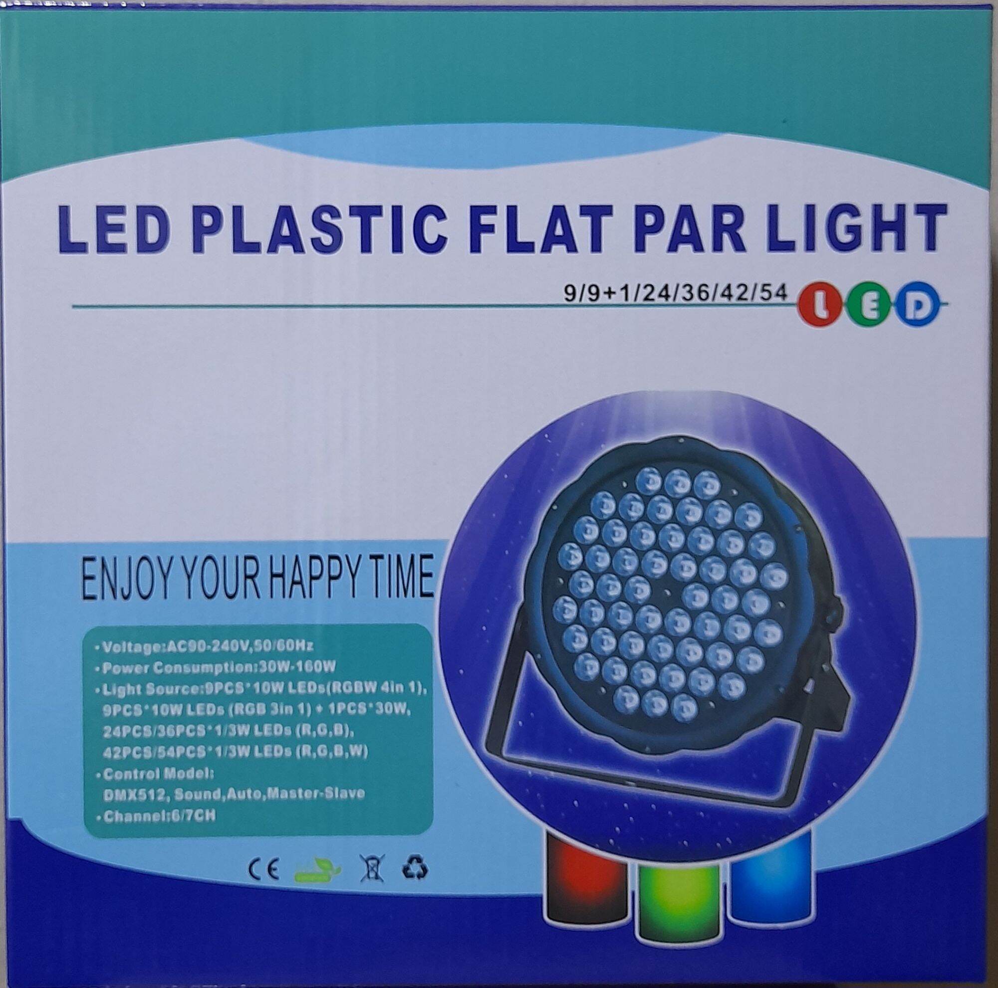 LED PLASTIC FLAT PAR LIGHT