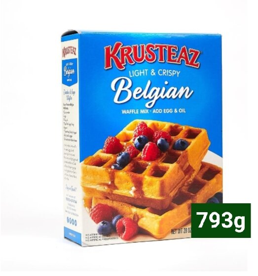 Krusteaz Light & Crispy Belgian Waffle Mix (793g) Lazada PH