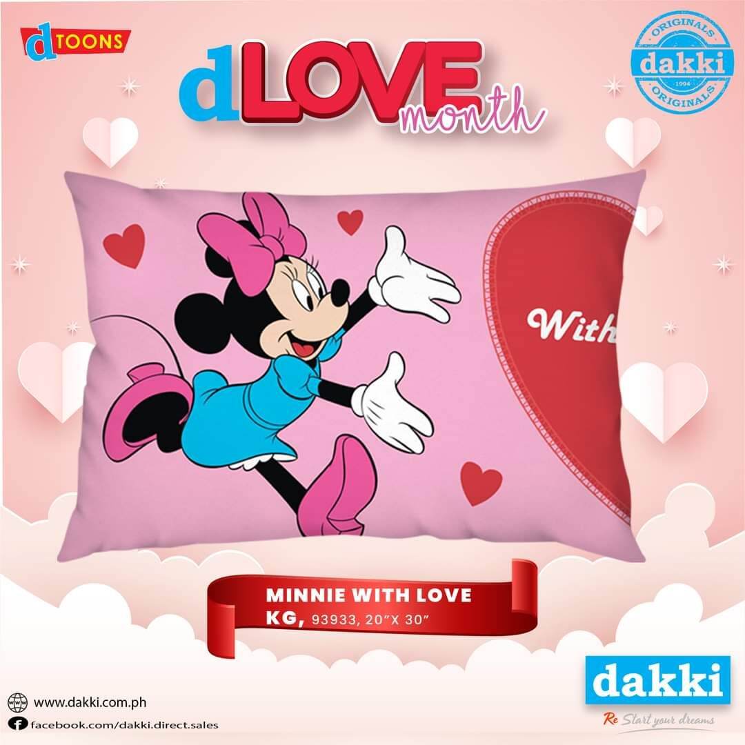 DAKKI KING SIZE PILLOW 20"X30" CHARACTER PRINT) Lazada PH
