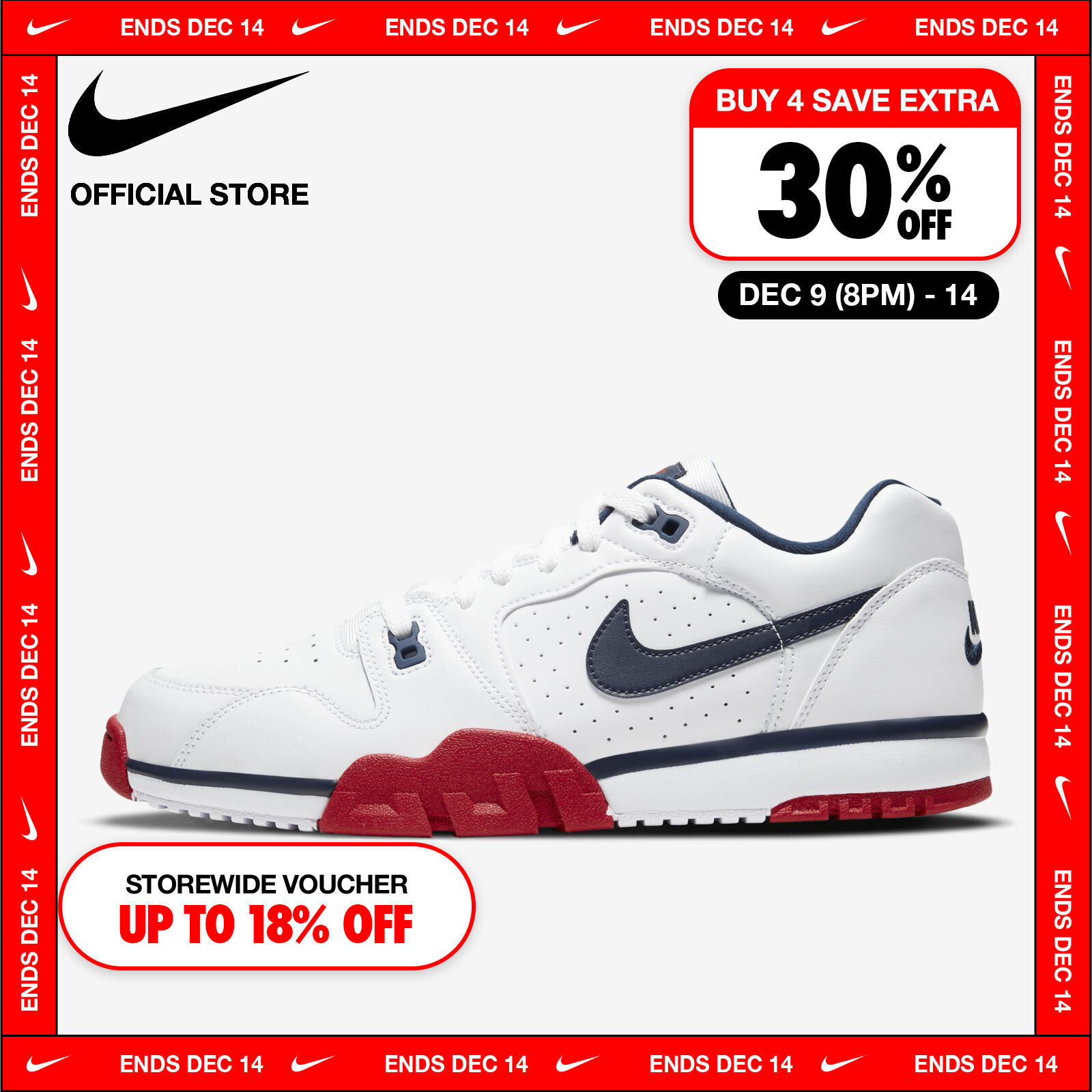 Nike Men s Cross Trainer Low Shoes White Lazada PH