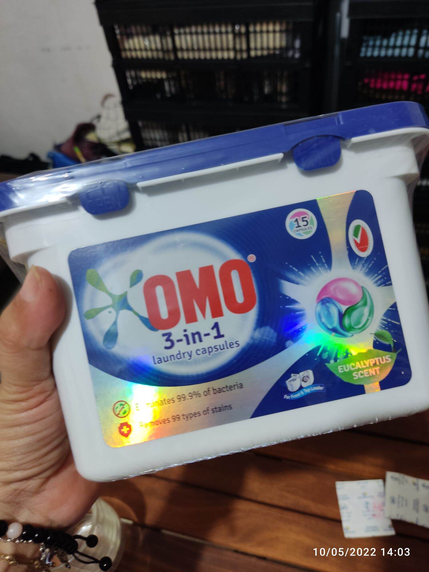 OMO 3 in 1 Laundry Capsules 15 capsules, 225 grama Lazada PH