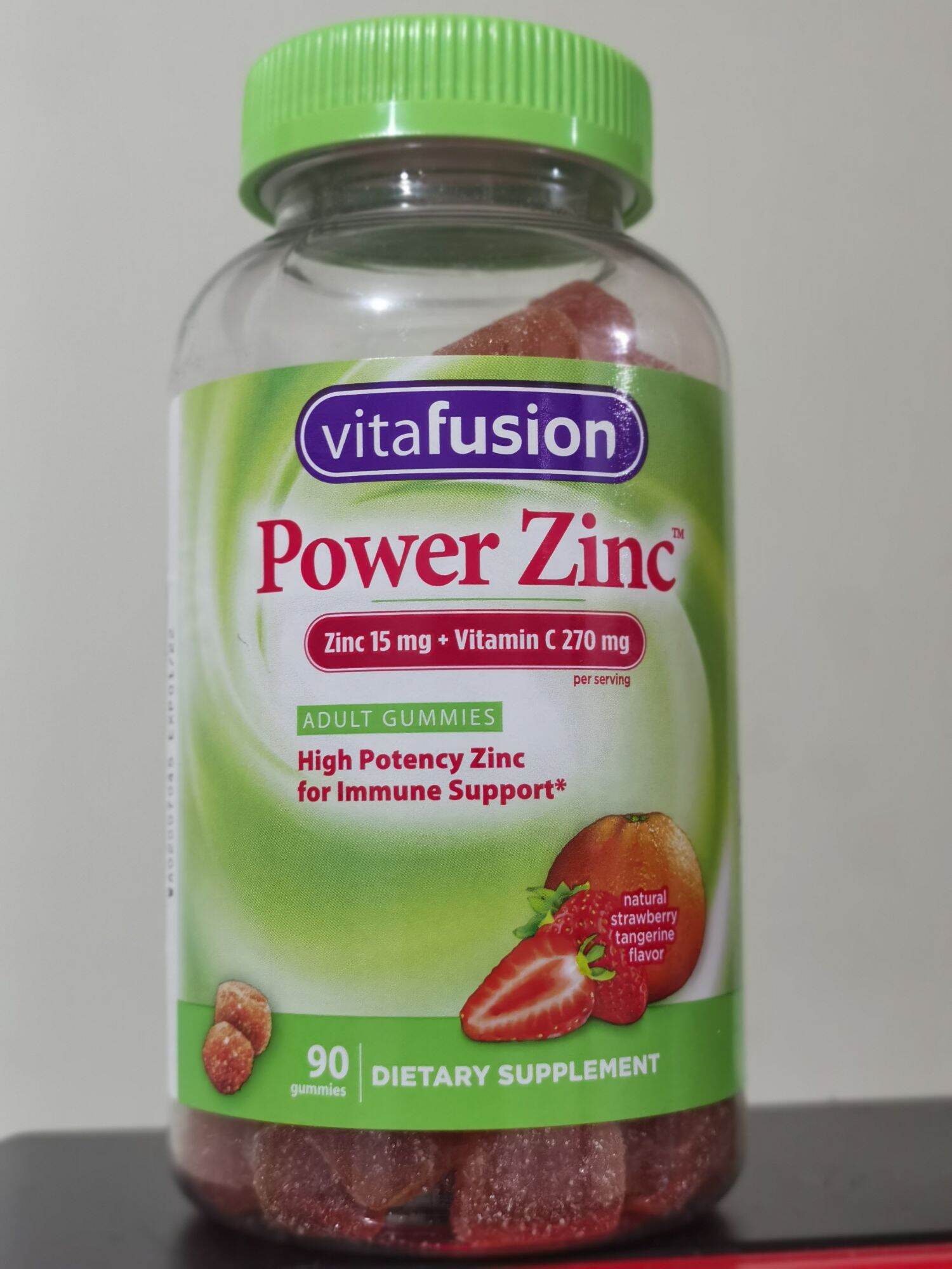 Vitafusion Power Zinc + Vitamin C Gummies immune health multivitamin