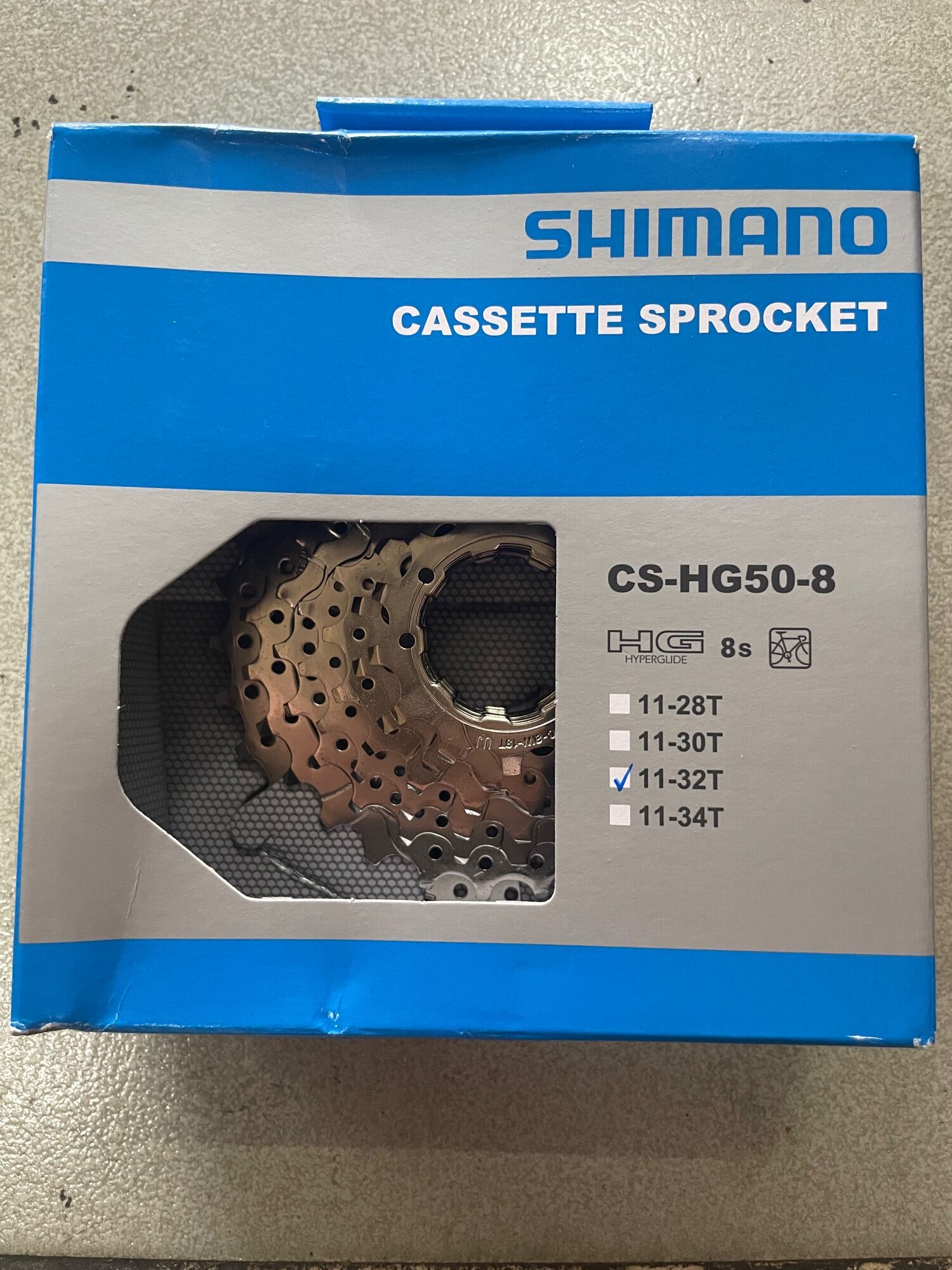 Shimano Claris Cogs HG50 8 speed 11-30t Origina. 