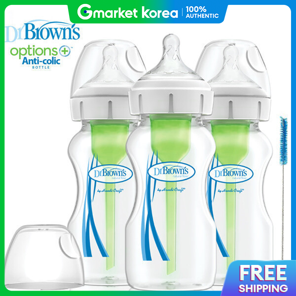 Dr. Browns | Dr. Browns Options+ Wide-Neck 270ml PP Baby Bottle (3-Pack)