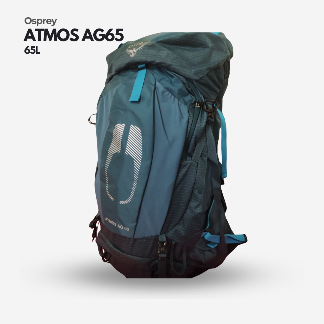 Osprey Atmos AG65 - Anti-Gravity - Black, Blue, Green