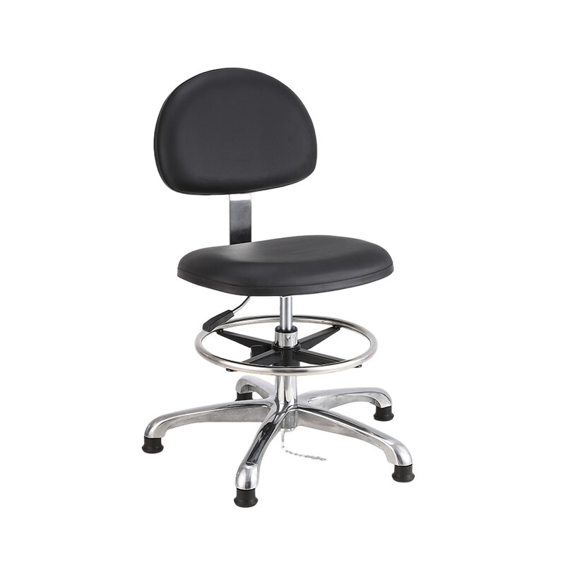 Anti-Static Chair Adjustable Armchair Rotate Leather Seat Assembly Line ...