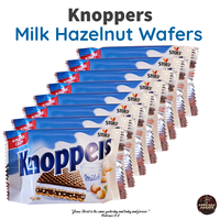 Storck Knoppers Milk Hazelnut Chocolate Wafers 4 pack or 8 pack