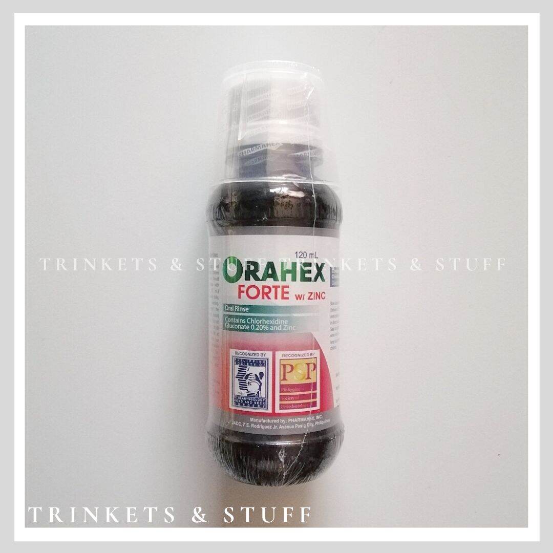 Orahex Forte with Zinc Oral Rinse Mouthwash 120ml Lazada PH