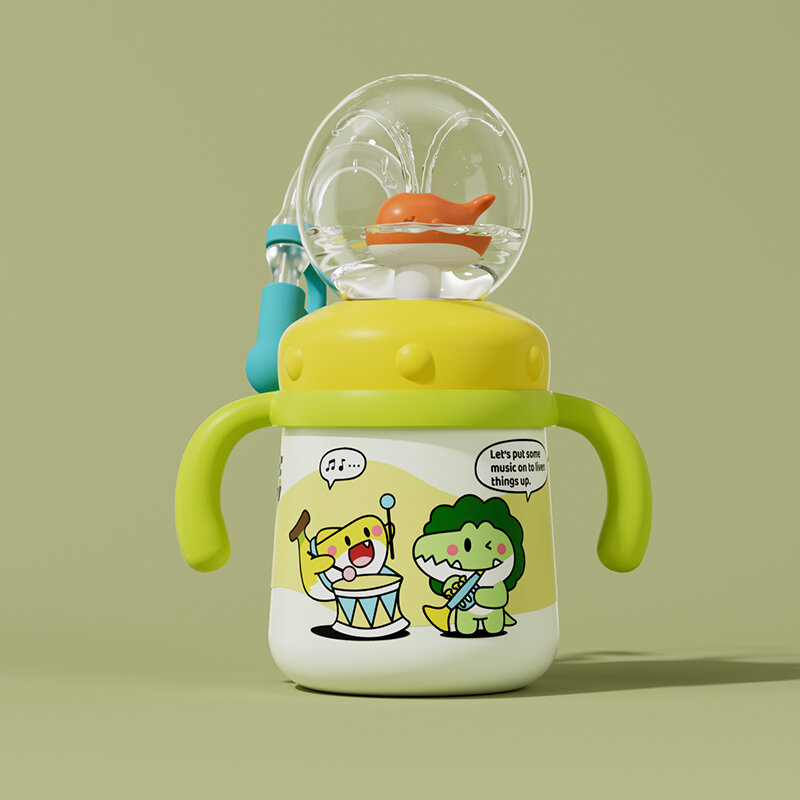 comobebe | Childrens Whale Water Spraying Sippy Cup