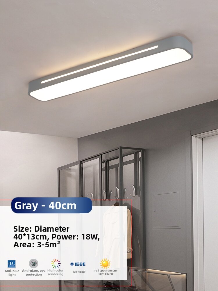 UOIOU | Modern Minimalist Retro Wooden LED Strip Ceiling Light