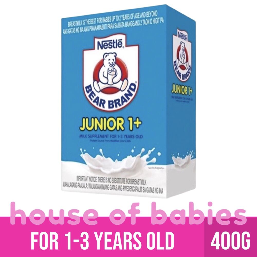 BEAR BRAND Junior 400g 13 Years Old Milk Supplement Lazada PH
