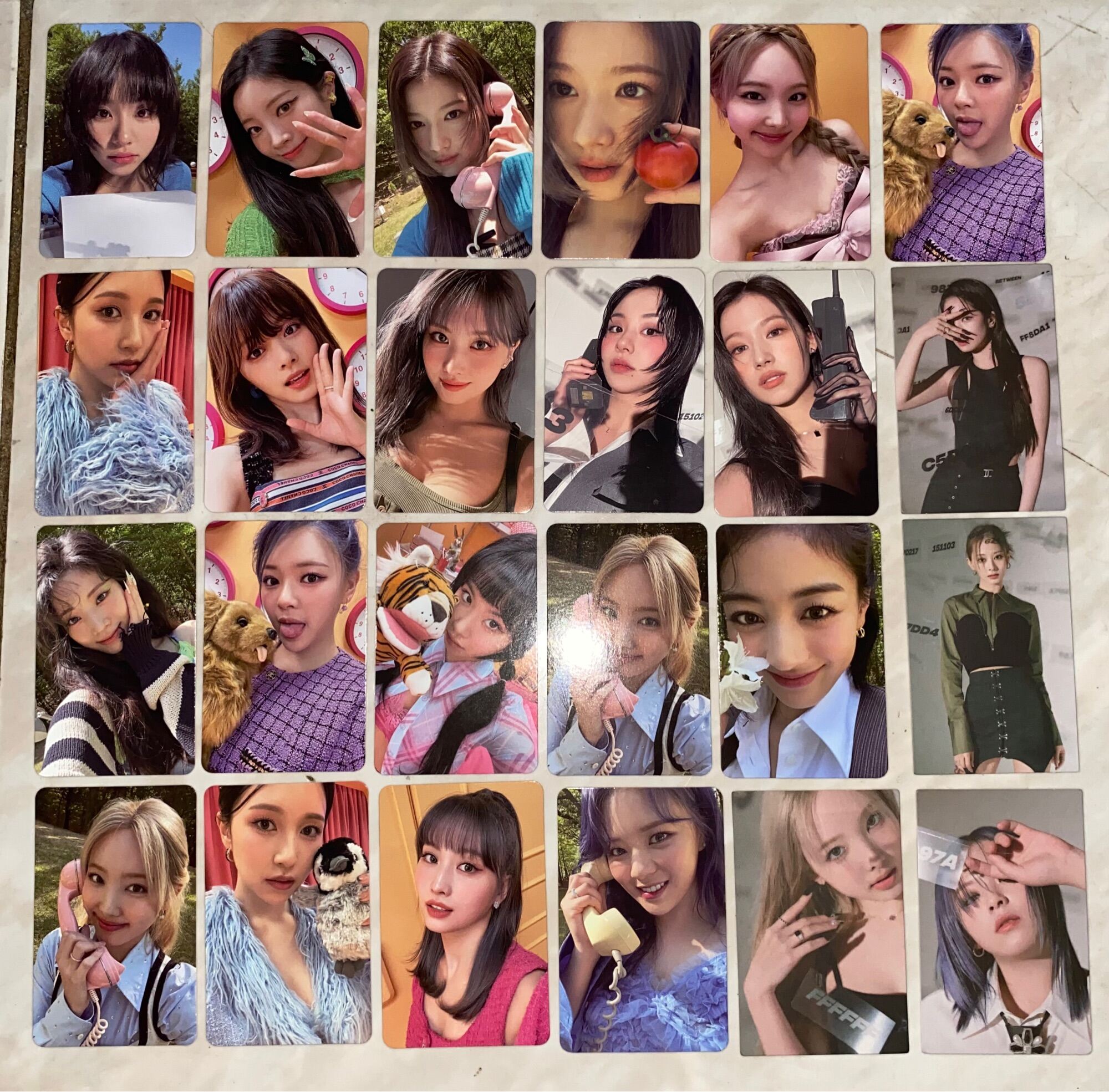 Official Twice Photocard Twice Between 1&2 Photocard Nayeon Jeongyeon Chaeyeong Tzuyu Sana Mina Jihyo Jeongyeon Momo