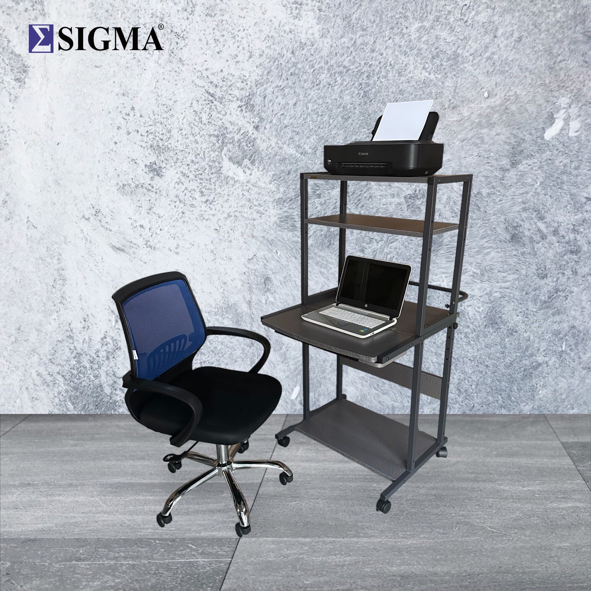 Sigma C-1188 Computer Table C-628 Office Chair Bundle