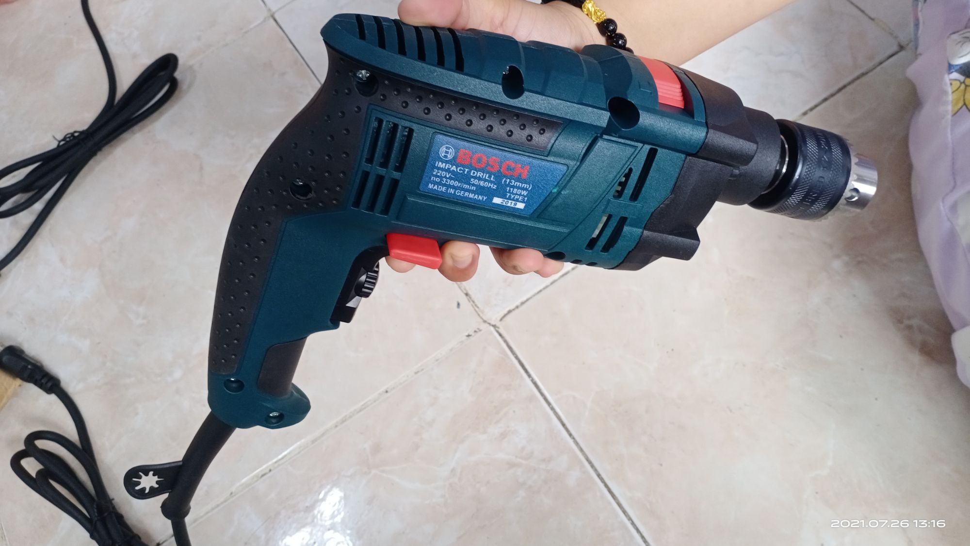 BOSCH IMPACT DRILL WITH ACCESSORIES