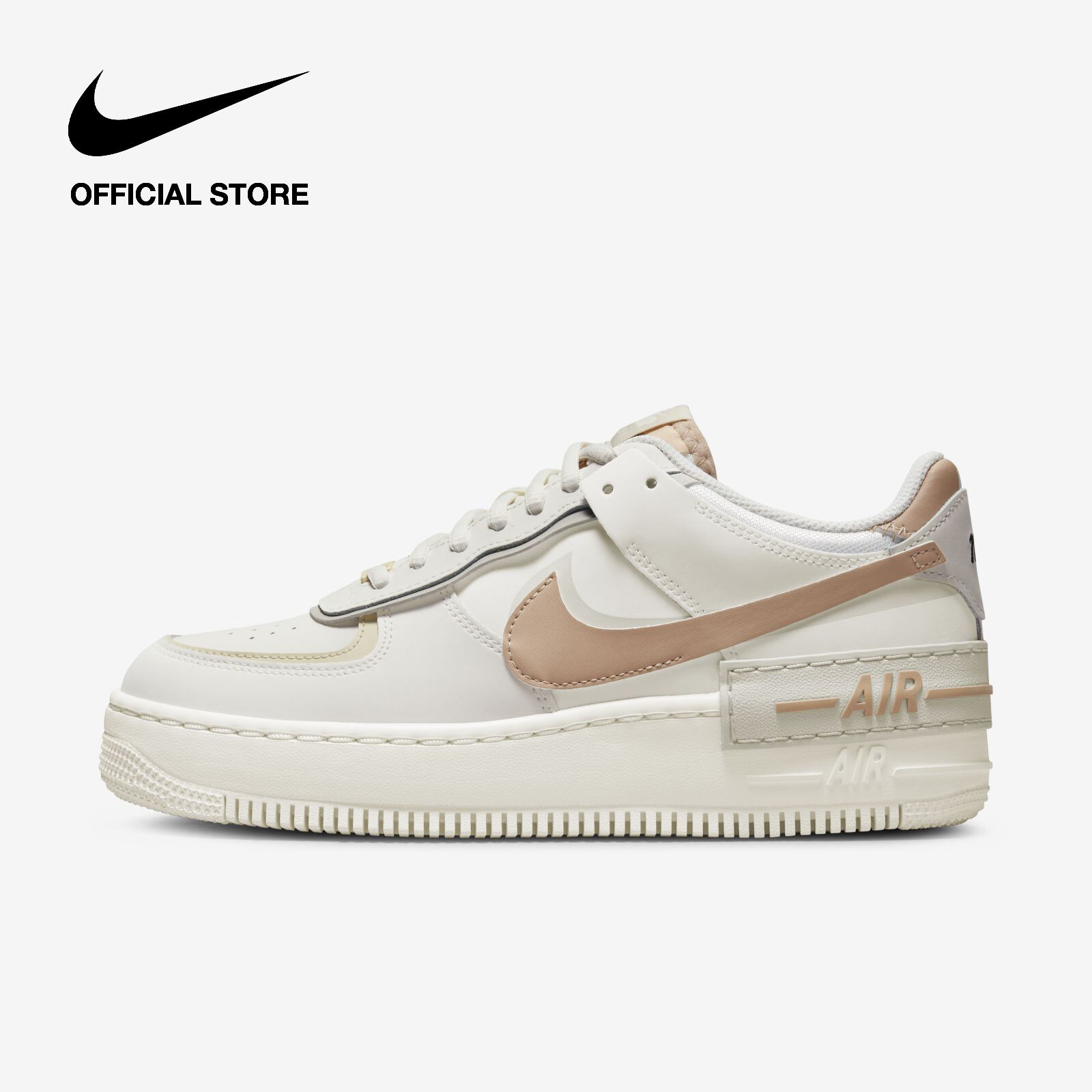 Nike Women's Air Force 1 Shadow Shoes - Sail