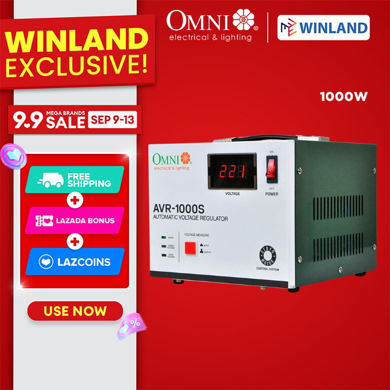 Winland Omni AVR 1000W Automatic Voltage Regulator