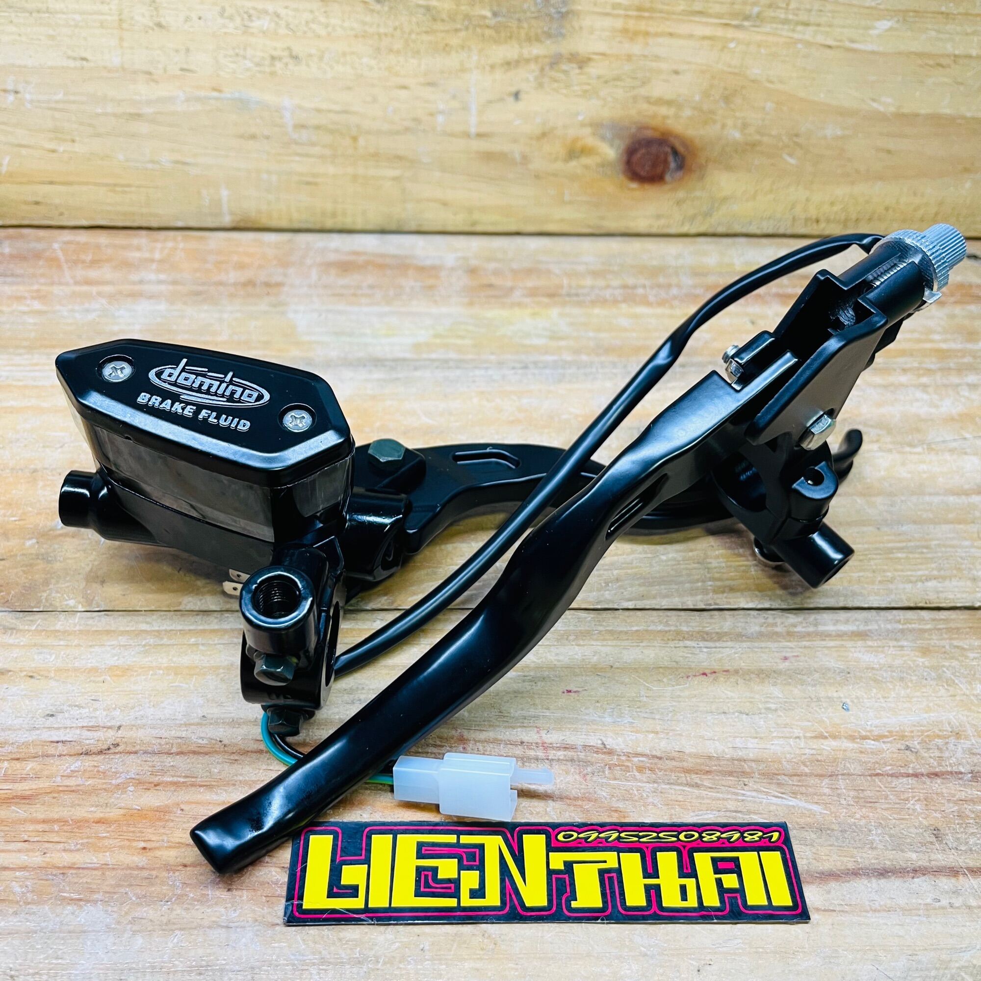 Domino Smoke Tank Brake Master And Clutch Lever Set Raider150/ Fi