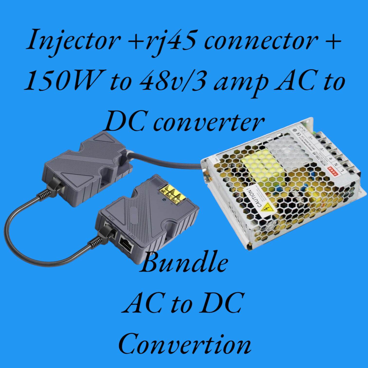 STARLINK CONVERTER KIT (EDUP BRAND)POE INJECTOR + RJ45 CONVERTER