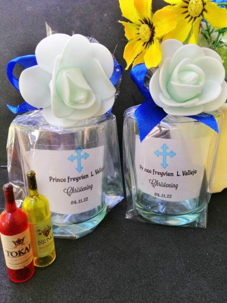 shot glass souvenir christening souvenir baptismal souvenir Lazada PH