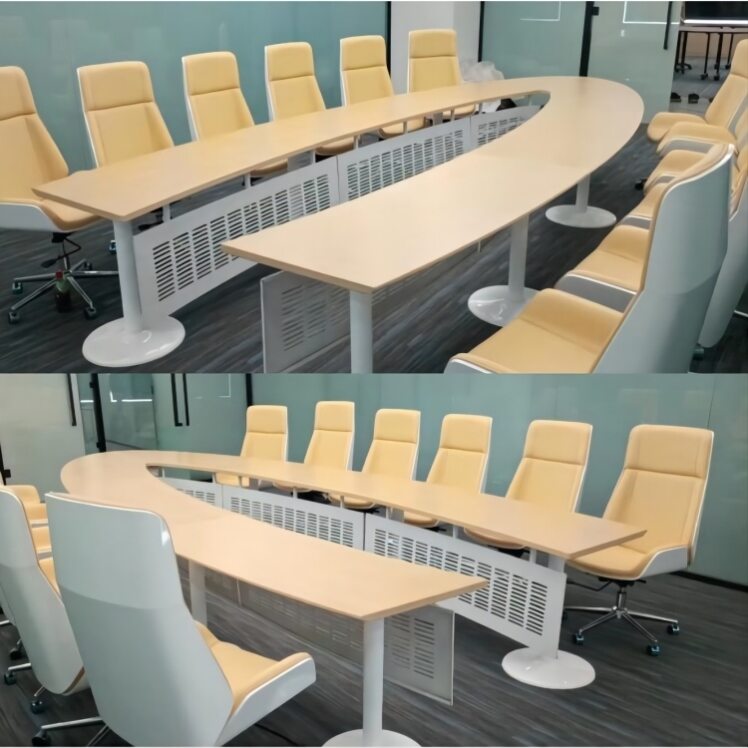 Curved Paint Conference Table Simple Desk Negotiation Table Multi