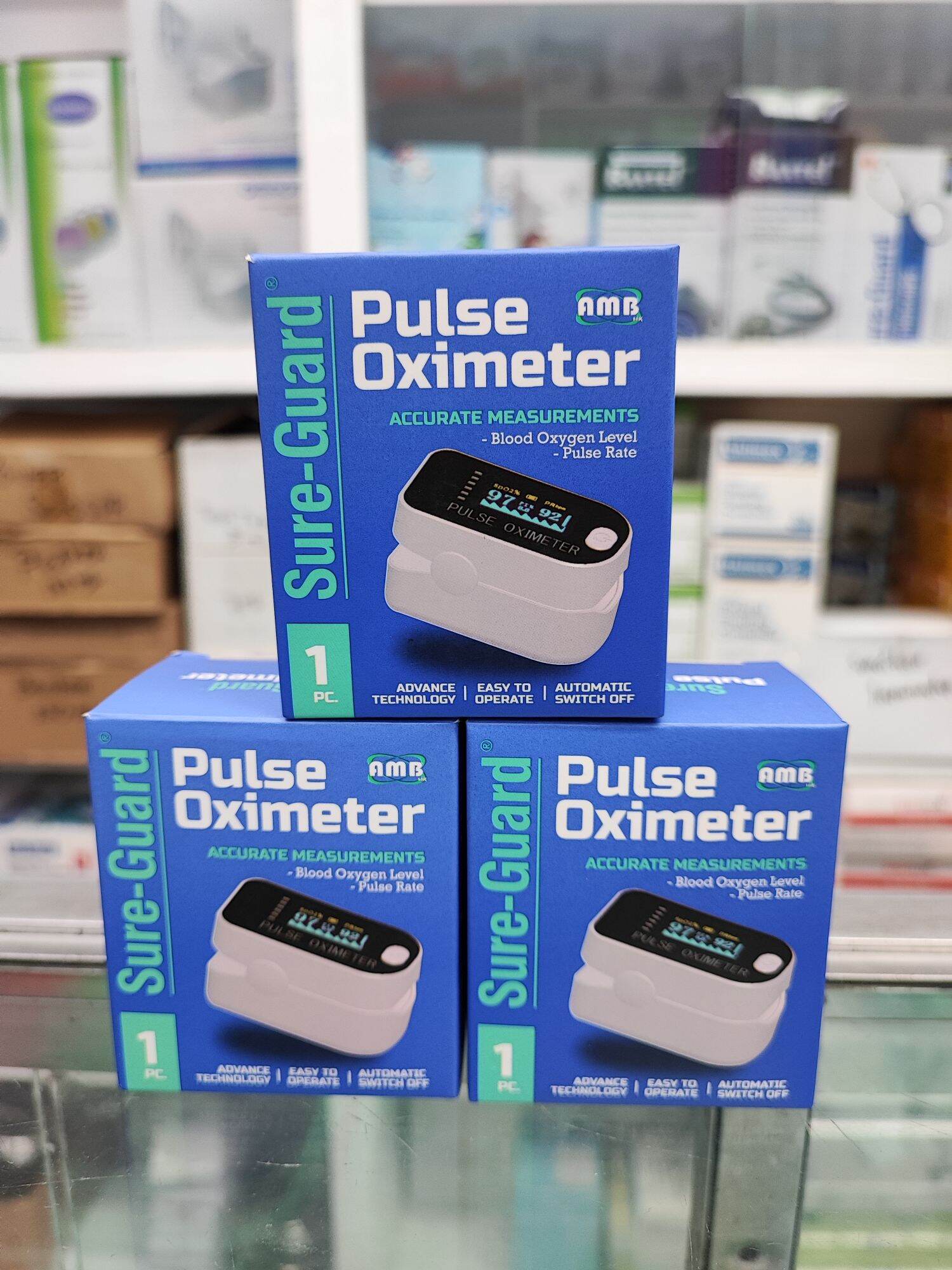 Pulse Oximeter Accurate Measurement, Battery Operated, SureGuard