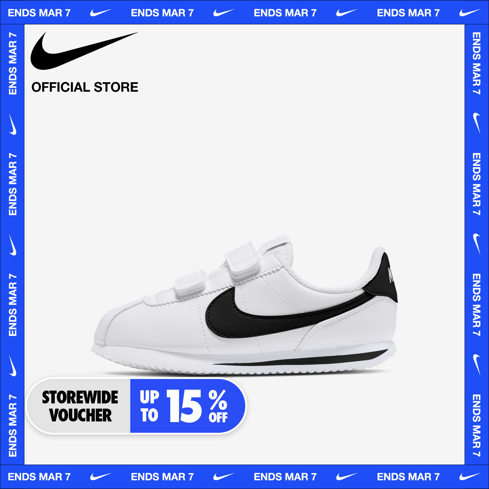 Nike cortez white price clearance philippines