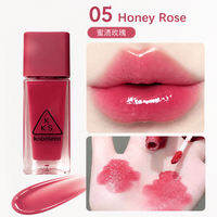 K-Beauty Juicy Glass Lip Gloss Tint 5 Shades Hydrating Non-Sticky Water Gel Lip Tint Long Lasting Korean Makeup