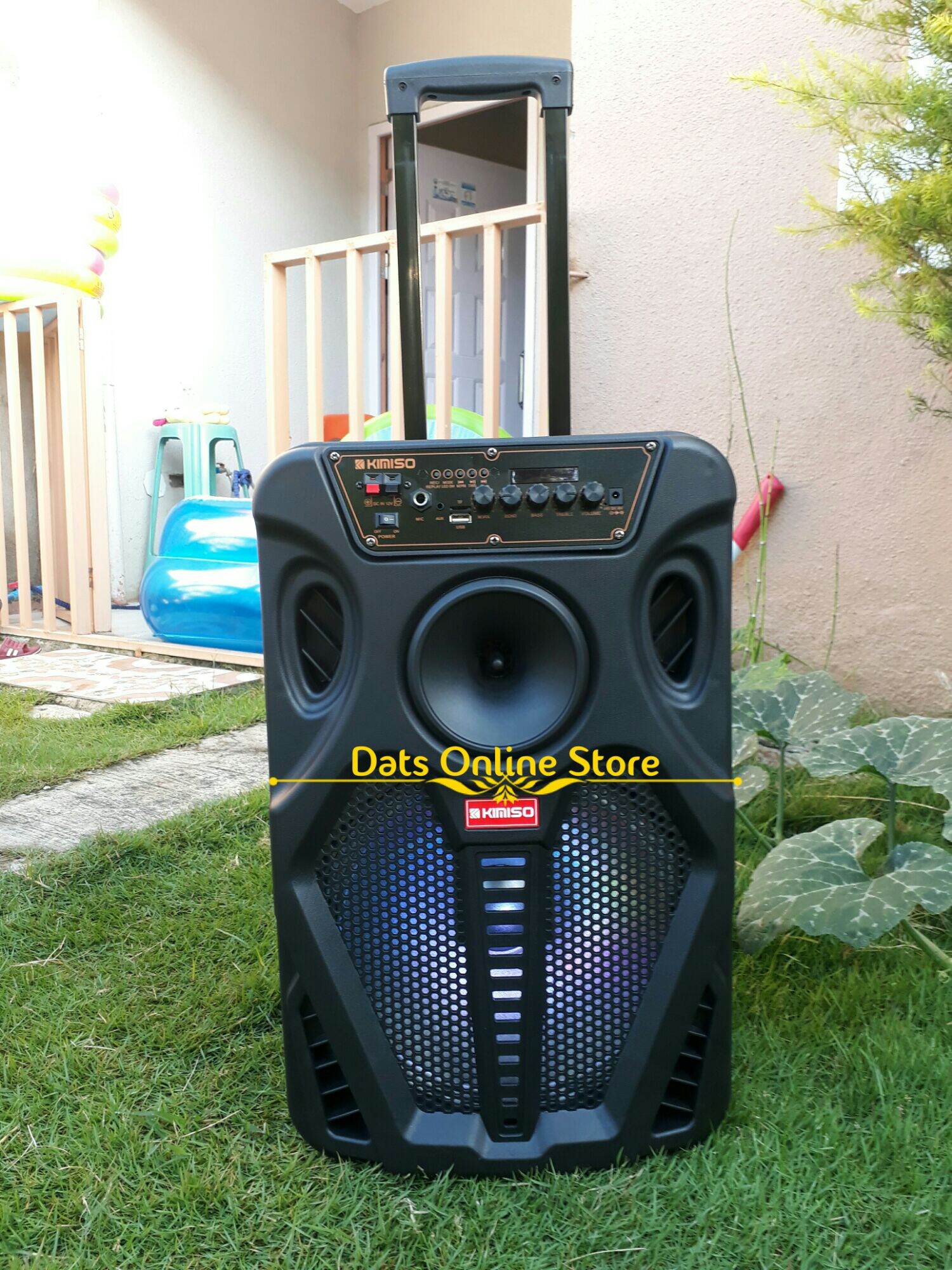 Big Size 12.5 inches Bluetooth karaoke Speaker with Adjustable Bass