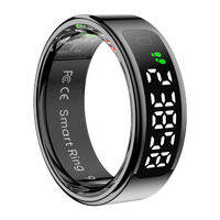 2025 COLMI R12 Smart Ring with Display Screen and Touch Wireless Charging Health Manager 5 ATM Waterproof For Men Women