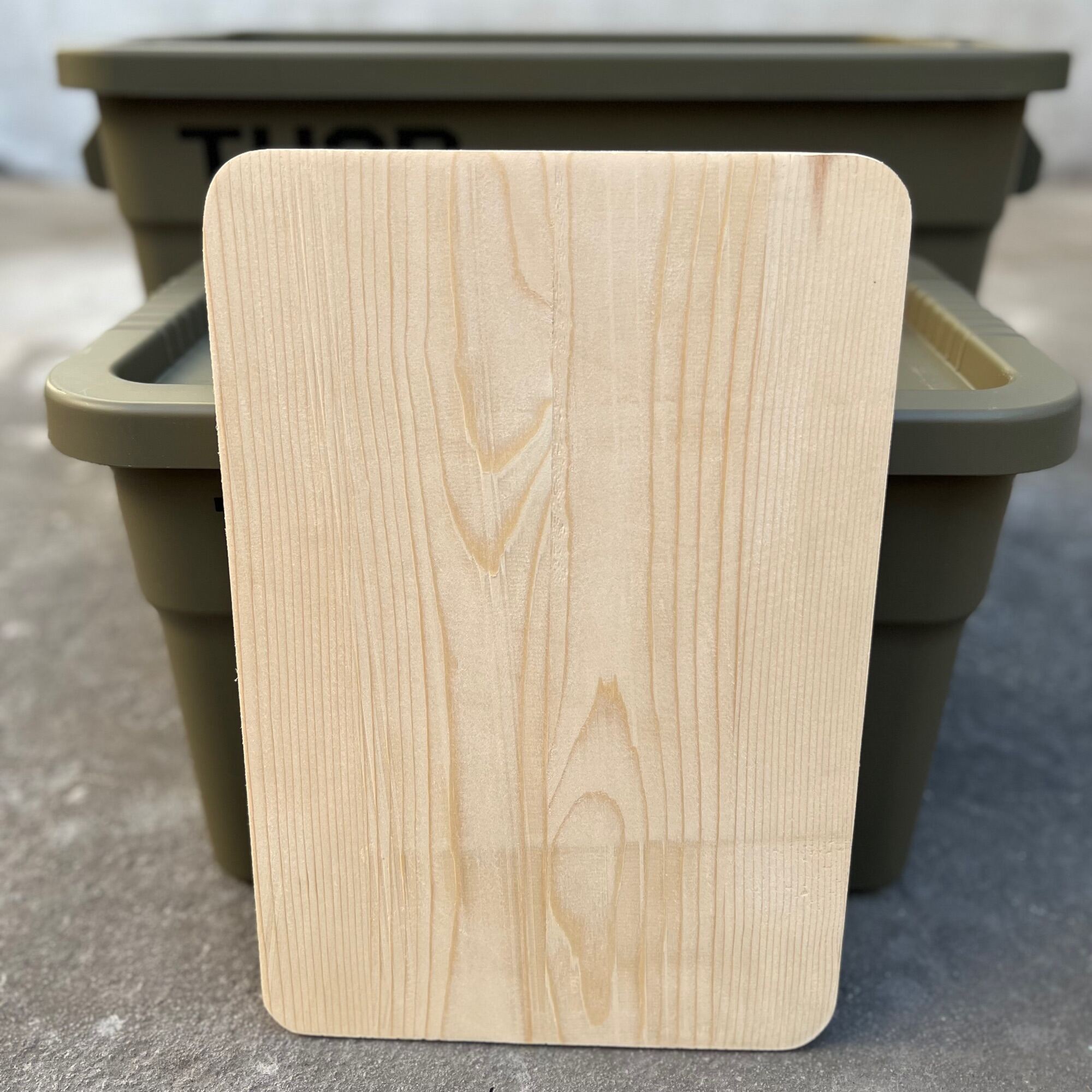 THOR TABLE TOP WOOD STORAGE BOX MADE OF SOLID ASH WOOD / PINE WOOD / MAHOGANY WOOD / TANGUILE